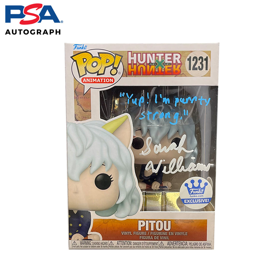 Signature Series: Pitou Funko Shop Exclusive Signed w/ Quote by Sarah Williams PSA Certified