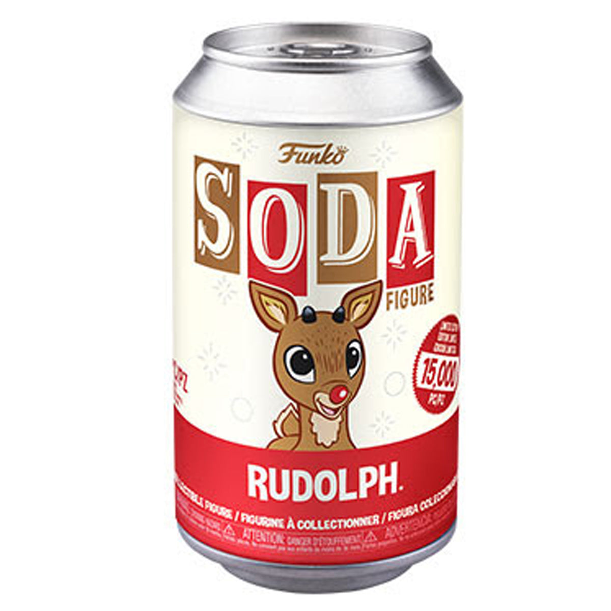 Vinyl Soda : Rudolph - Rudolph w/ Flocked Chance of Chase Funko Soda