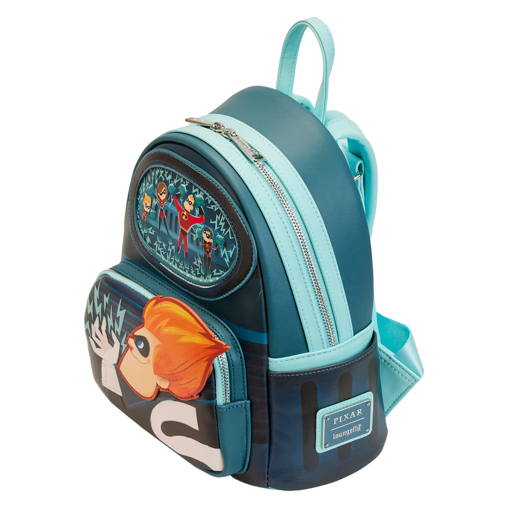 incredibles mini backpack Vinyl figure is approximately 3.75 Loungefly Pixar The Incredibles 20th