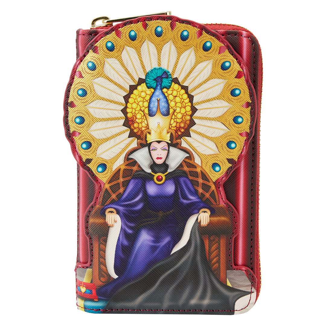 Loungefly Snow White Evil Queen on Throne Zip Around Wallet