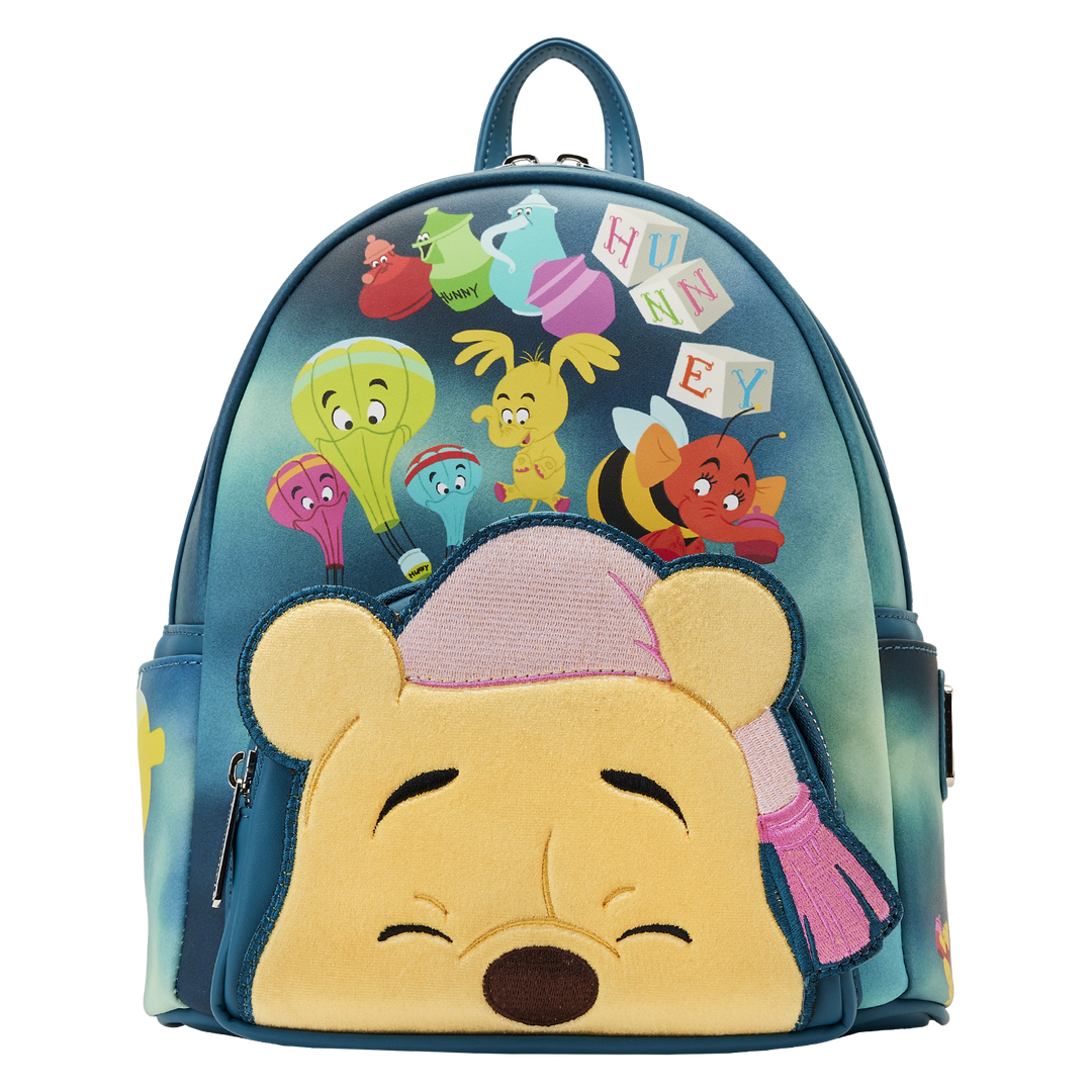 Loungefly disney winnie the top pooh corduroy mini backpack