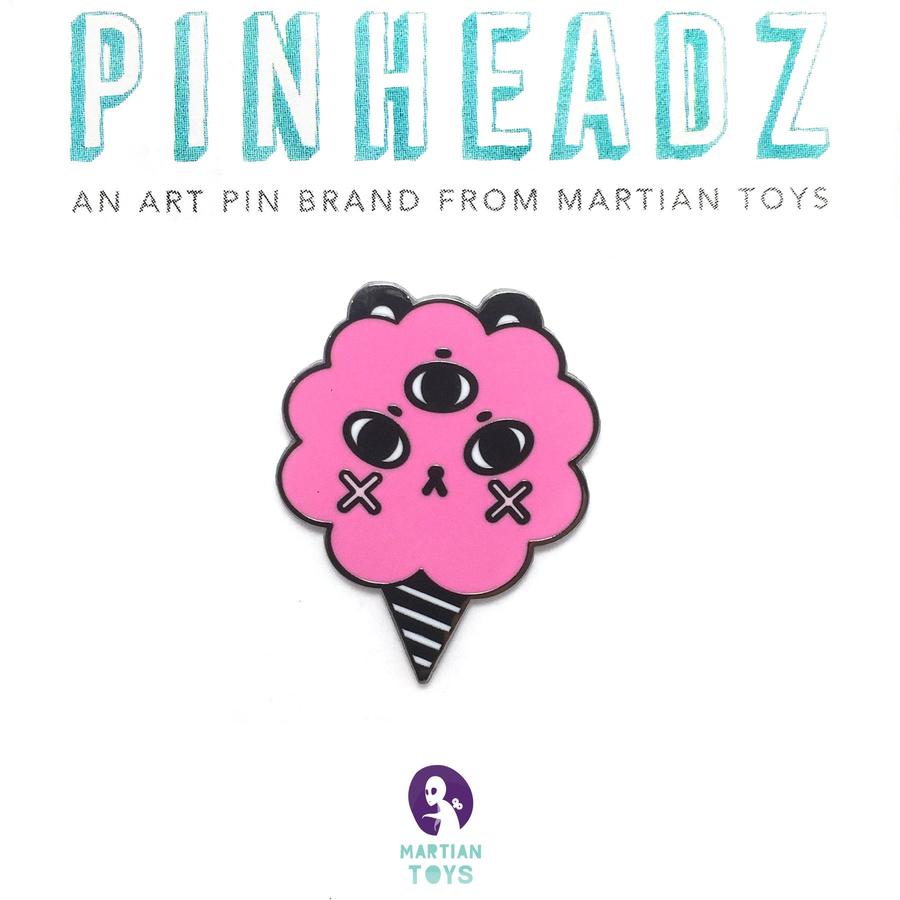 Pinheadz - Andrea Kang - Cotton Candy Puff Pin