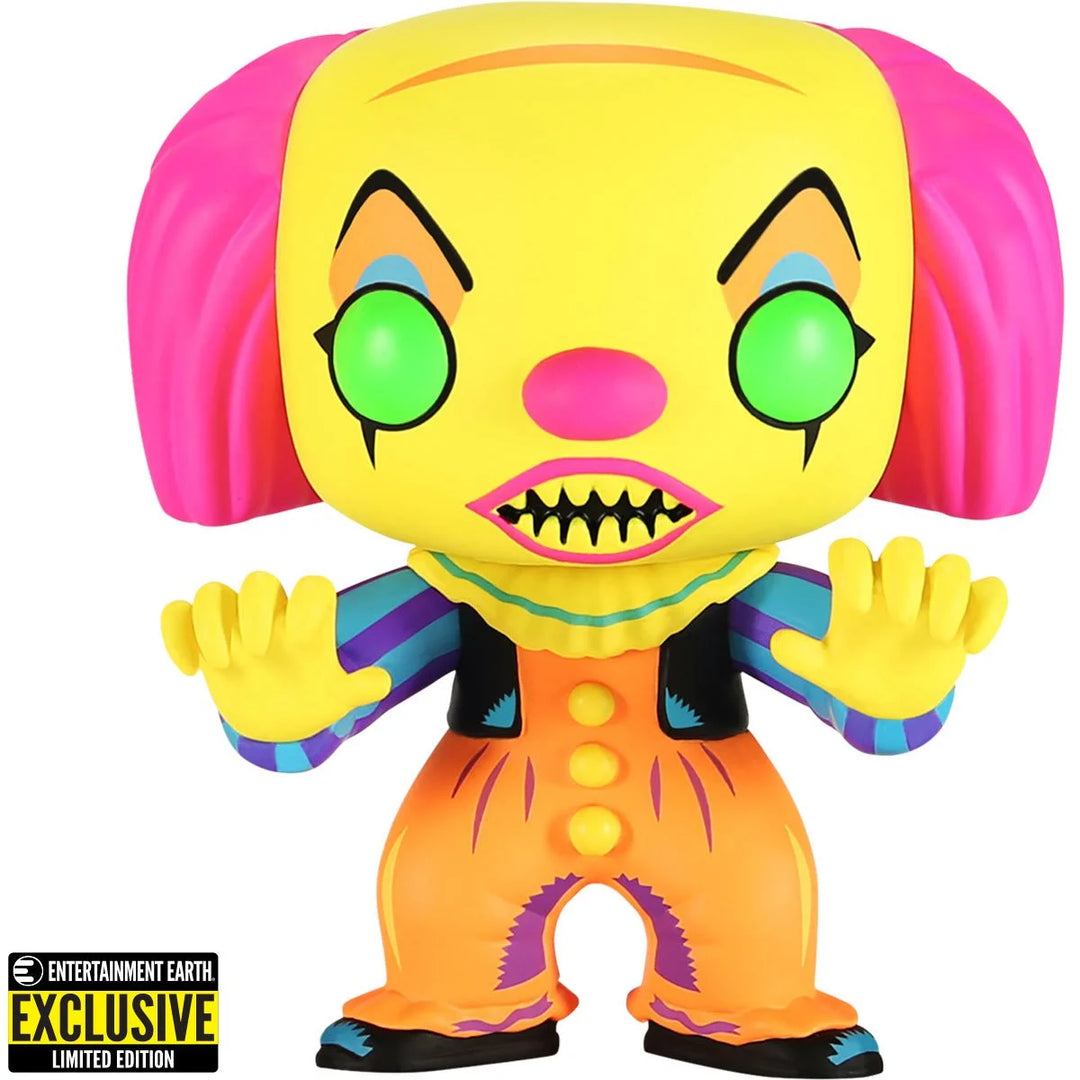 POP Horror : IT Pennywise (Blacklight) Entertainment Earth Exclusive
