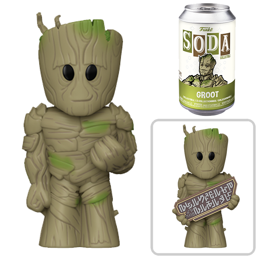 Vinyl Soda: Guardians Of The Galaxy Vol. 3 - Groot w/ Chance of Chase Funko Soda