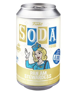 Vinyl Soda : Pan Am Stewardess International (w/ Chase Chance) Funko Soda