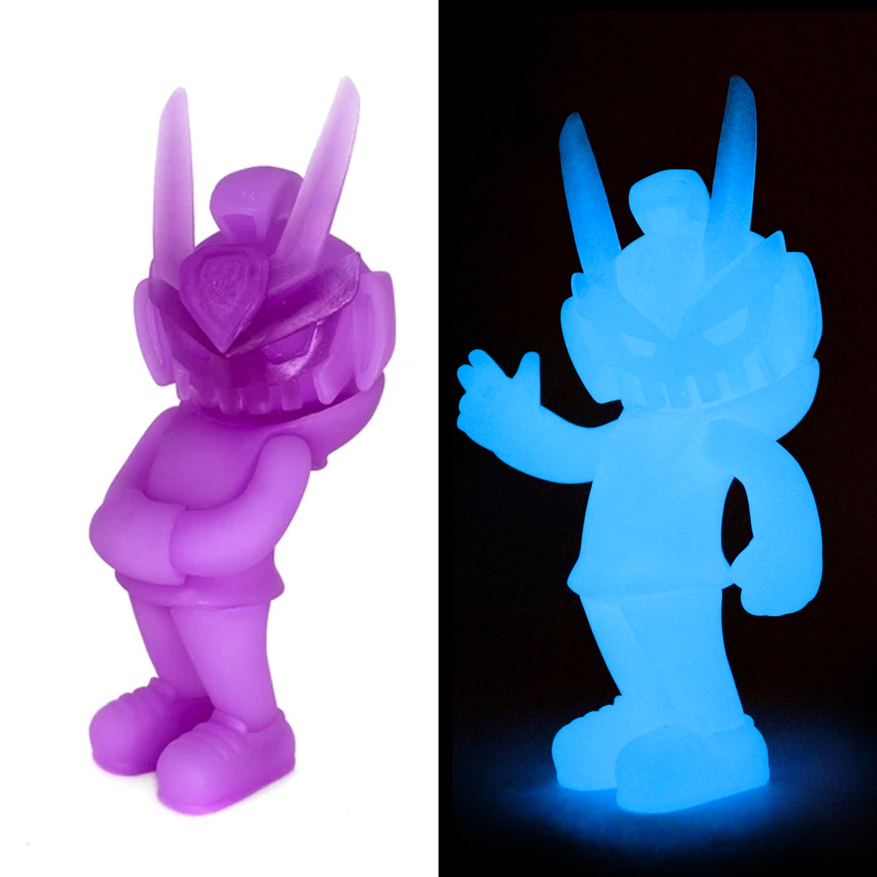Potassium Purple GID Teq63 by Quiccs x Martian Toys