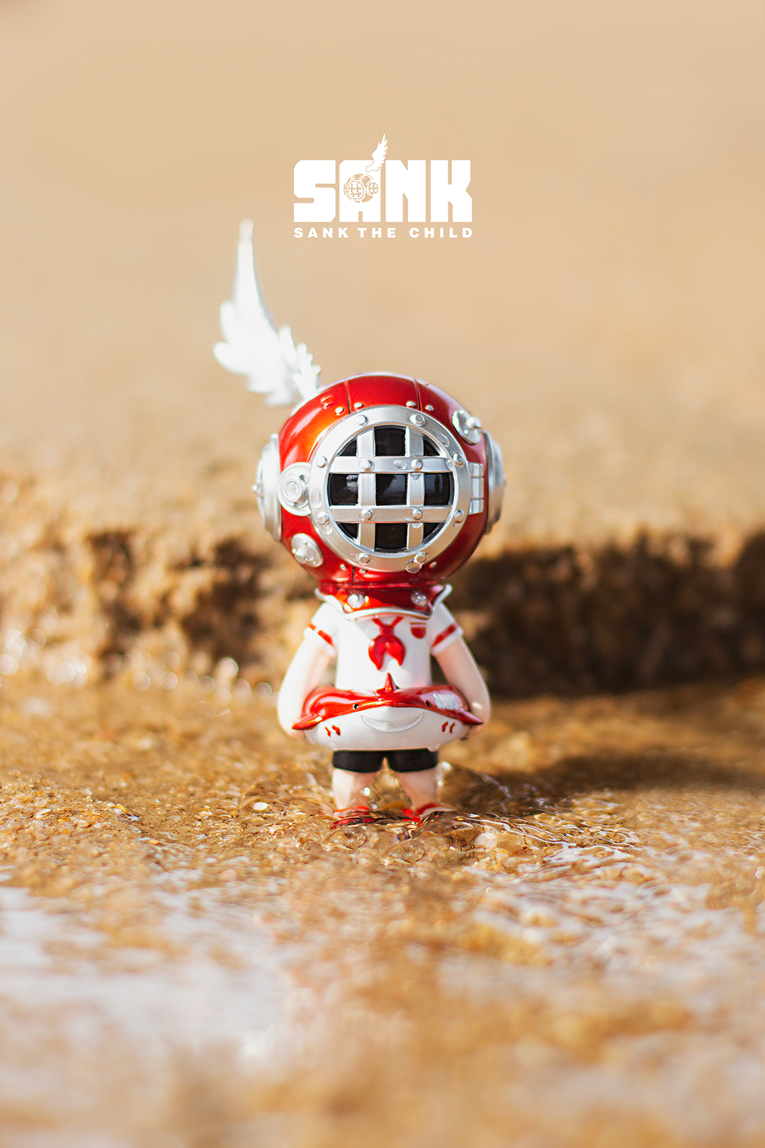 On the Way Beach Boy (Shark) by Sank Toys [In Stock]