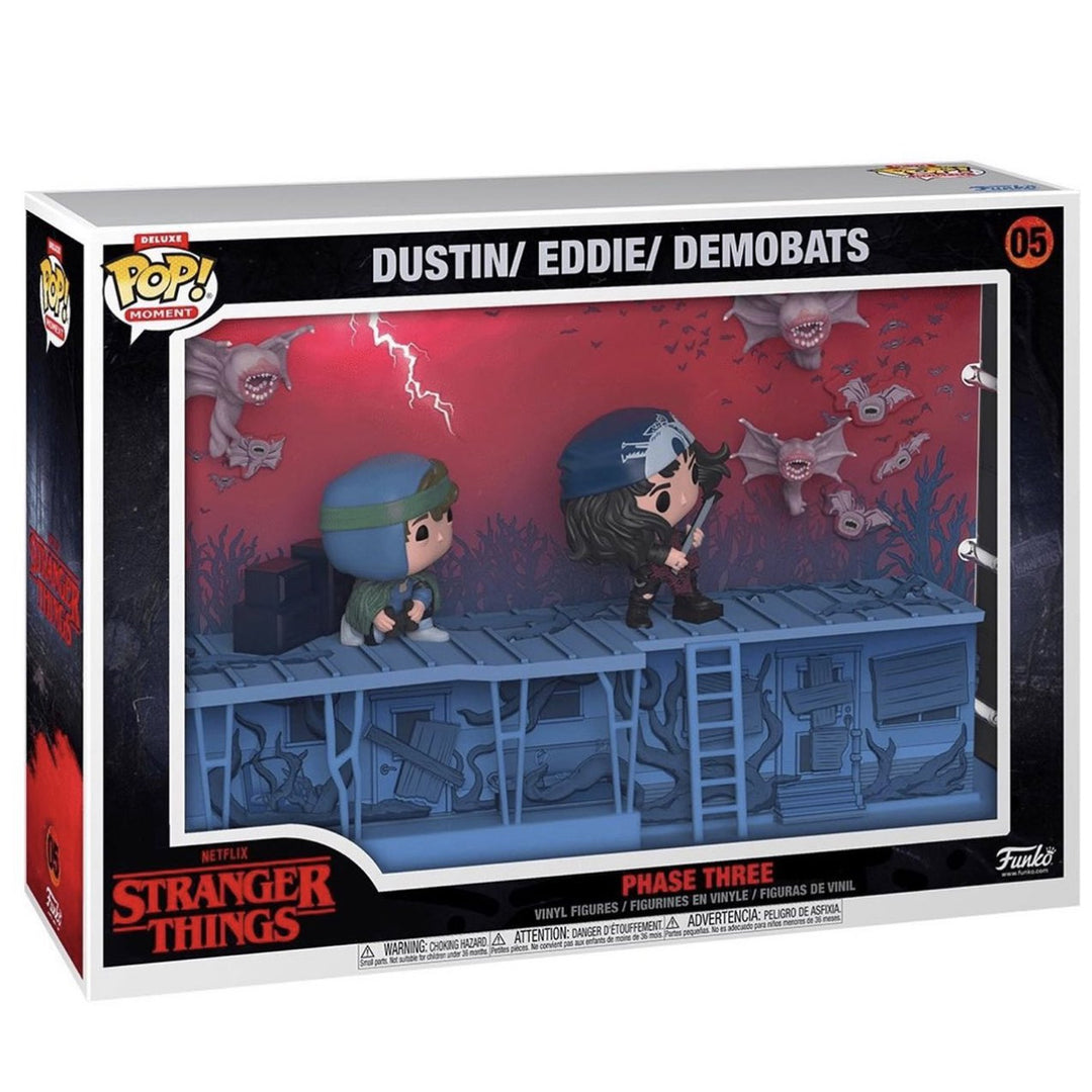 POP Deluxe Moment: Stranger Things - Phase 3 w/ Eddie and Dustin (Pre-Order)