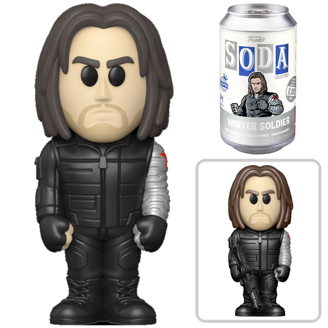 Vinyl Soda : Marvel - Winter Soldier Exclusive w/ Chance of Chase Funko Soda